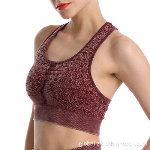 Yoga Tops new seamless sports Push Up bra Manufactory